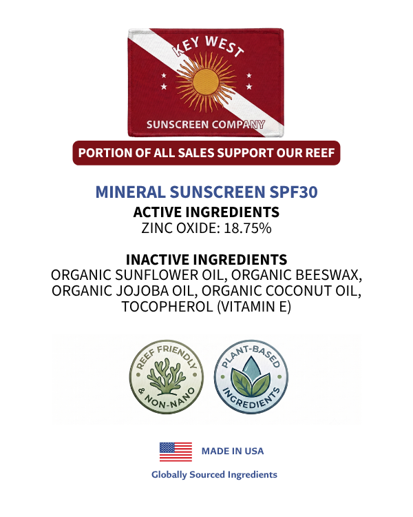 key west mineral sunscreen ingredients